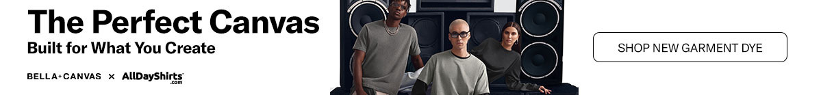 Bella + Canvas: Garment Dyed Heavyweight Tees Sale Banner-1